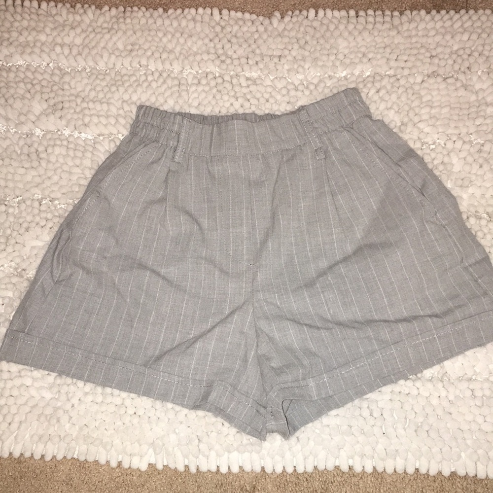 ASOS grey and white shorts